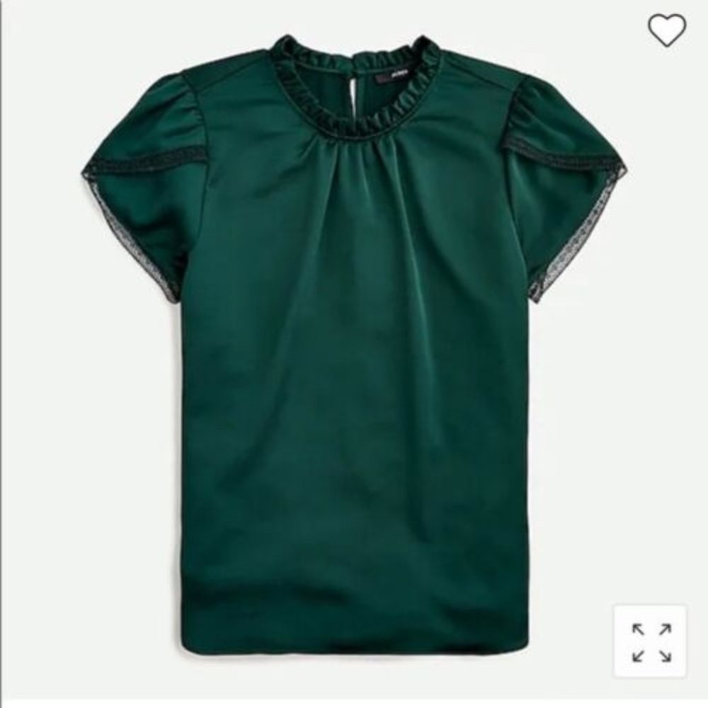 NWT - Satin J Crew Blouse